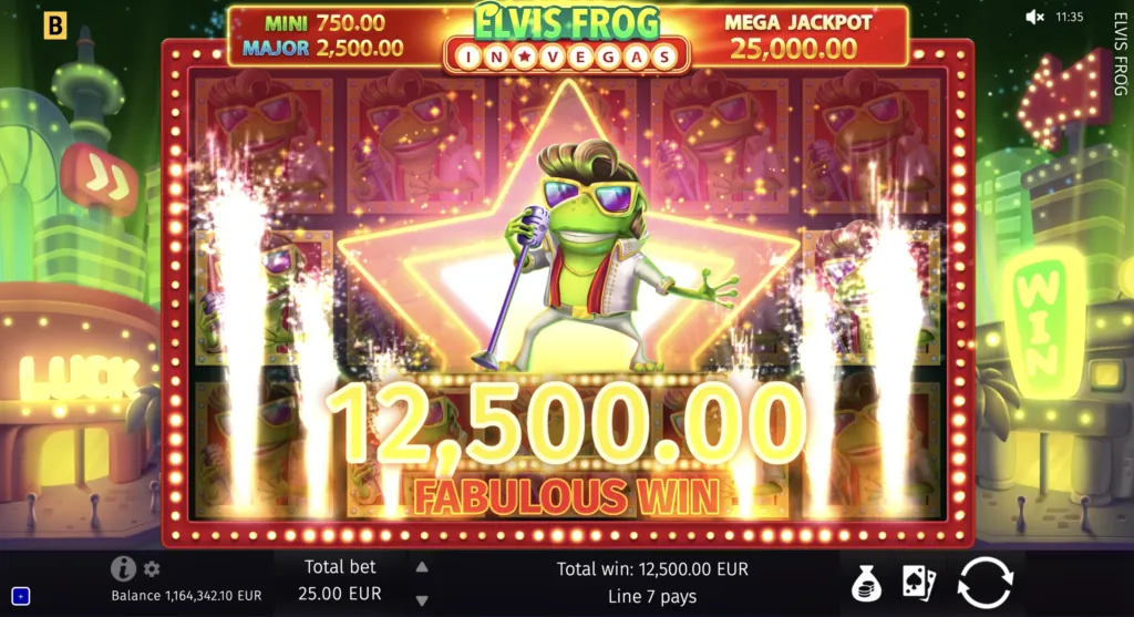 Elvis Frog in Vegas