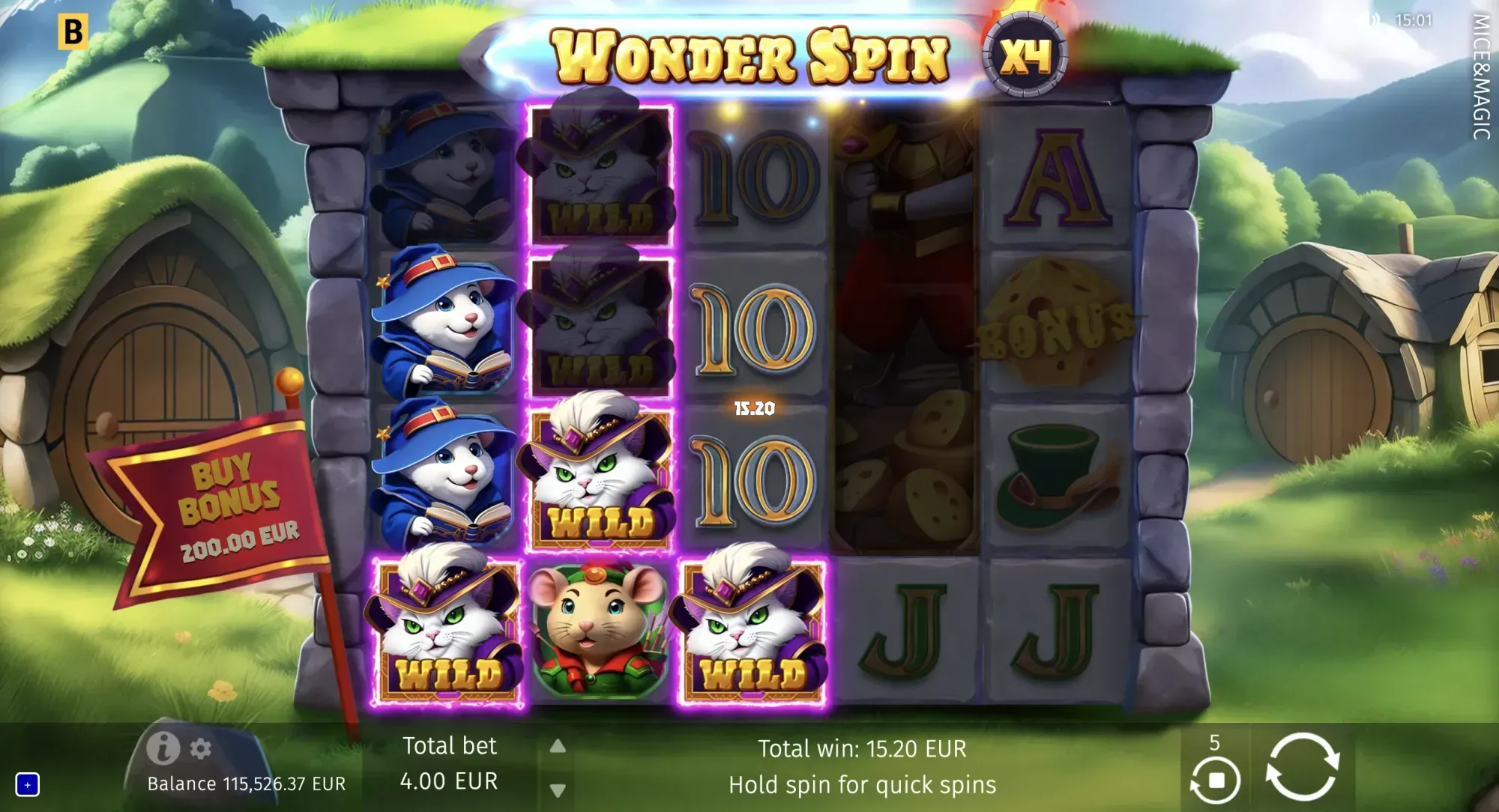 Mice & Magic Wonder Spin