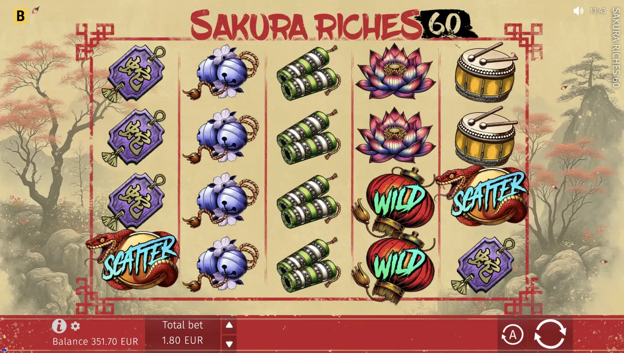Sakura Riches 60