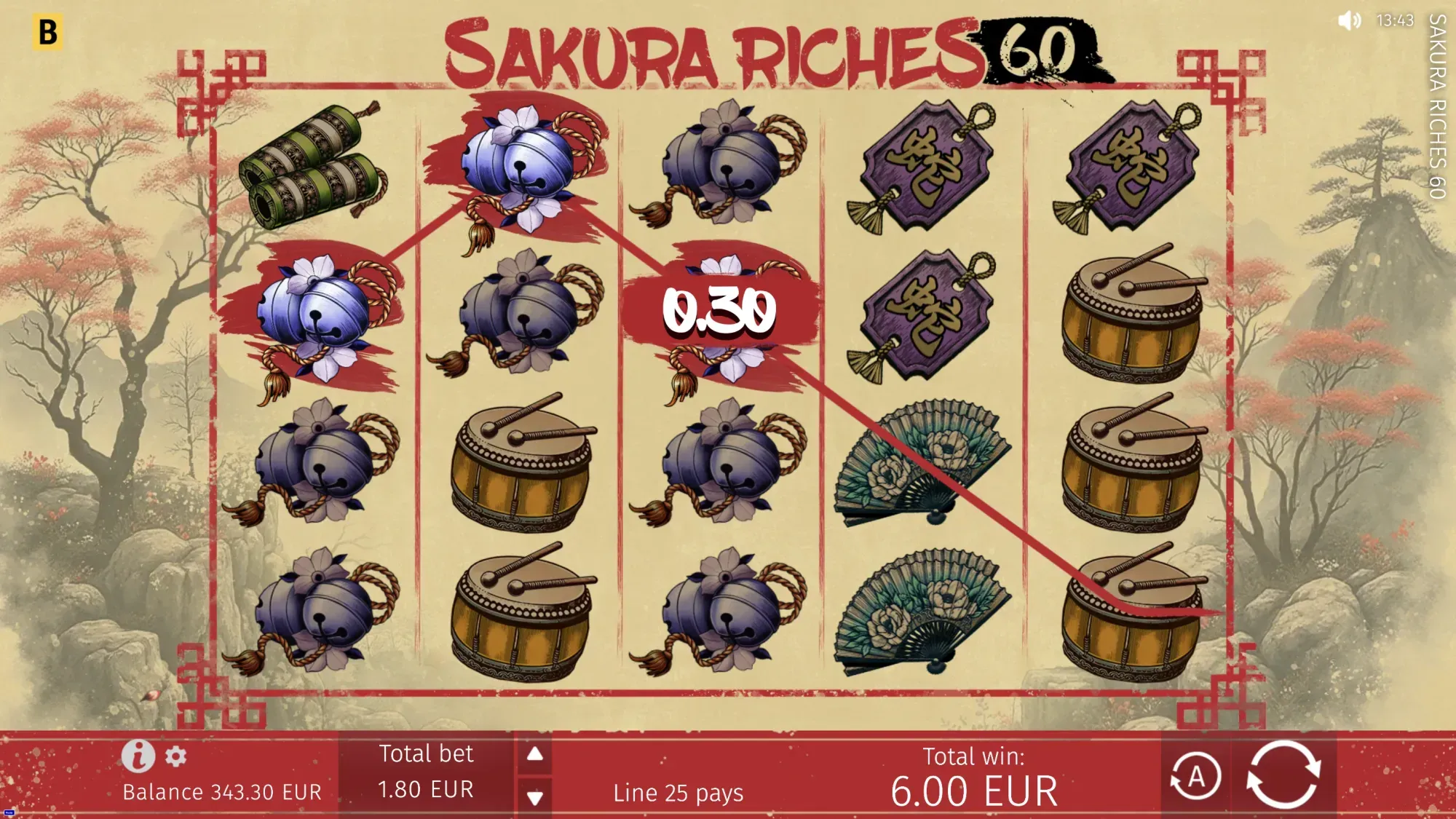 Sakura Riches 60
