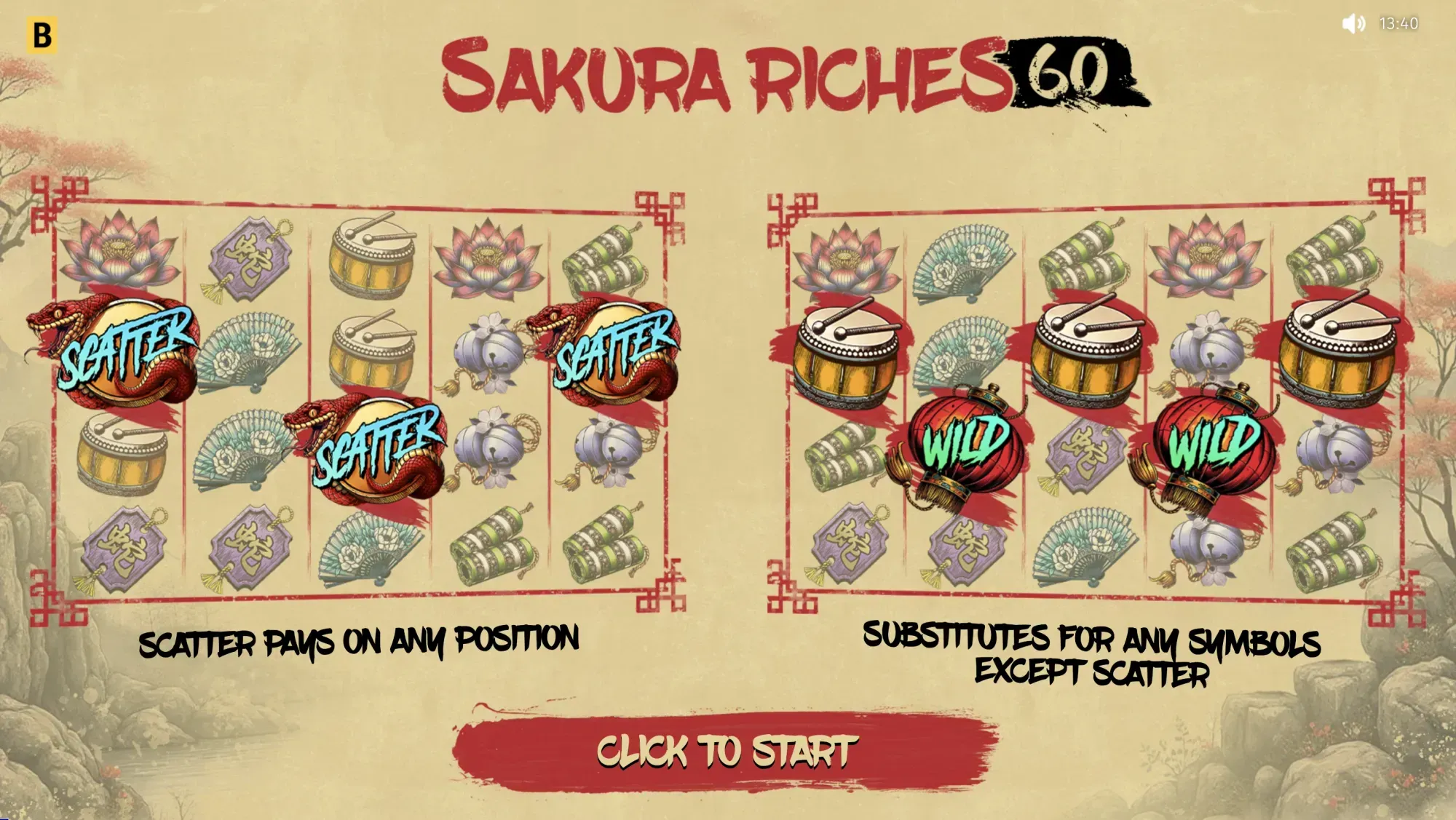 Sakura Riches 60