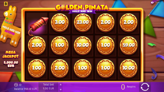 Golden Pinata Hold and Win
