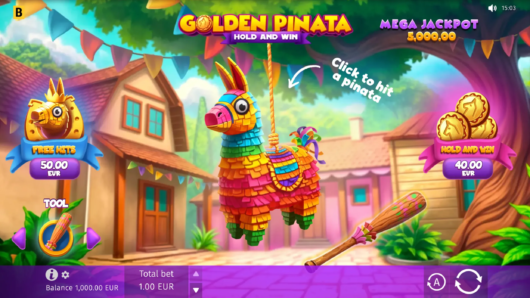 Golden Pinata Hold and Win