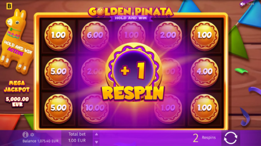 Golden Pinata Hold and Win