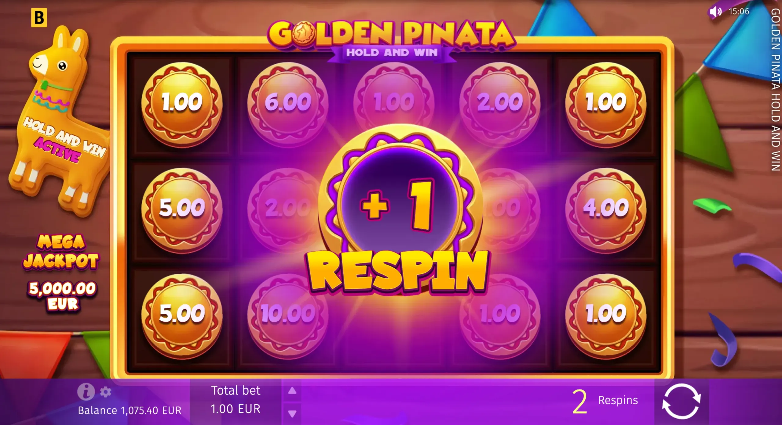 Golden Pinata Hold and Win