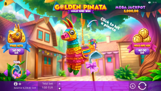 Golden Pinata Hold and Win