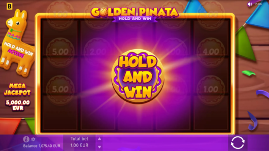 Golden Pinata Hold and Win