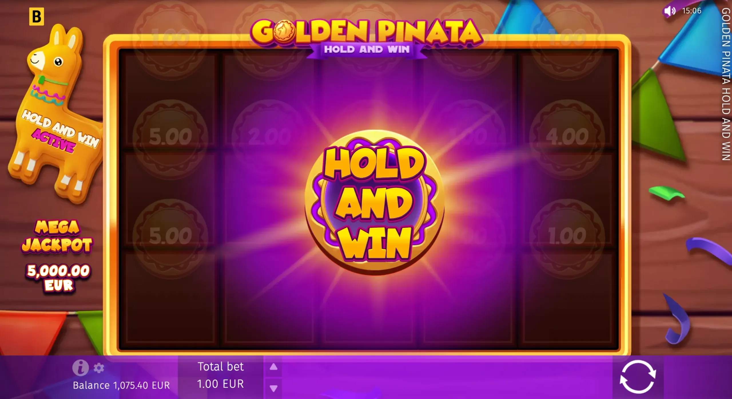 Golden Pinata Hold and Win
