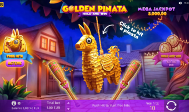 Golden Pinata Hold and Win
