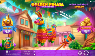 Golden Pinata Hold and Win
