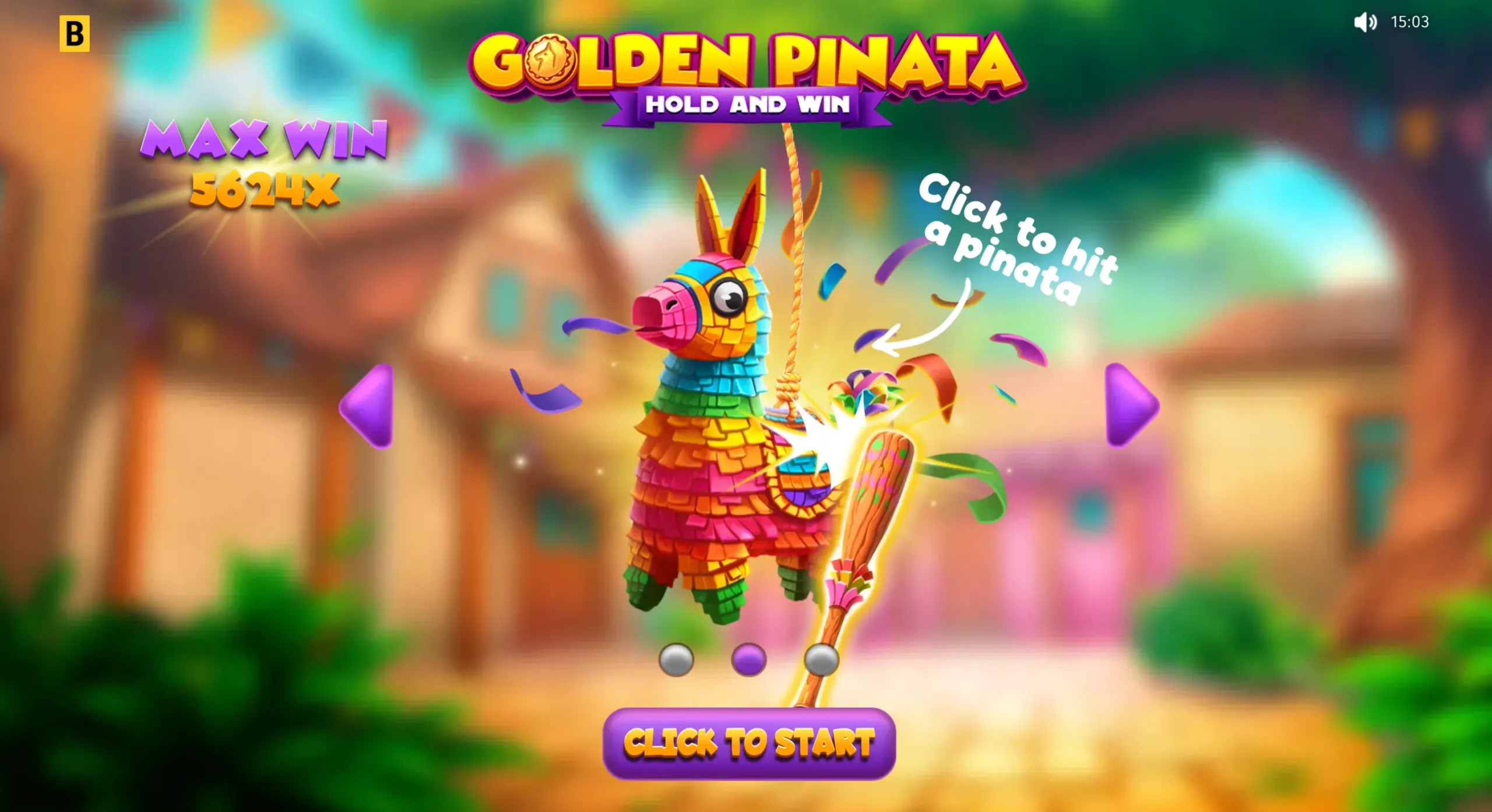 Golden Pinata Hold and Win