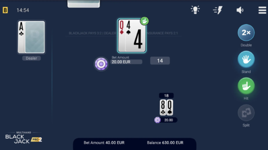 Multihand Blackjack Pro 2