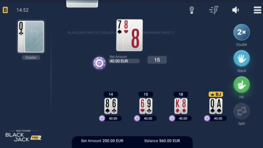 Multihand Blackjack Pro 2