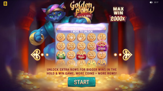 Golden Paw Hold And Win