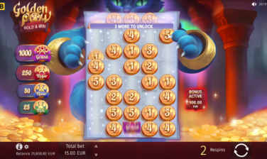 Golden Paw Hold And Win