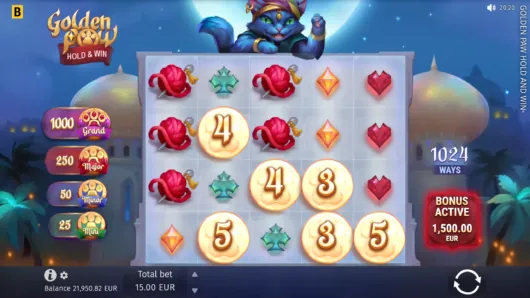 Golden Paw: Hold & Win
