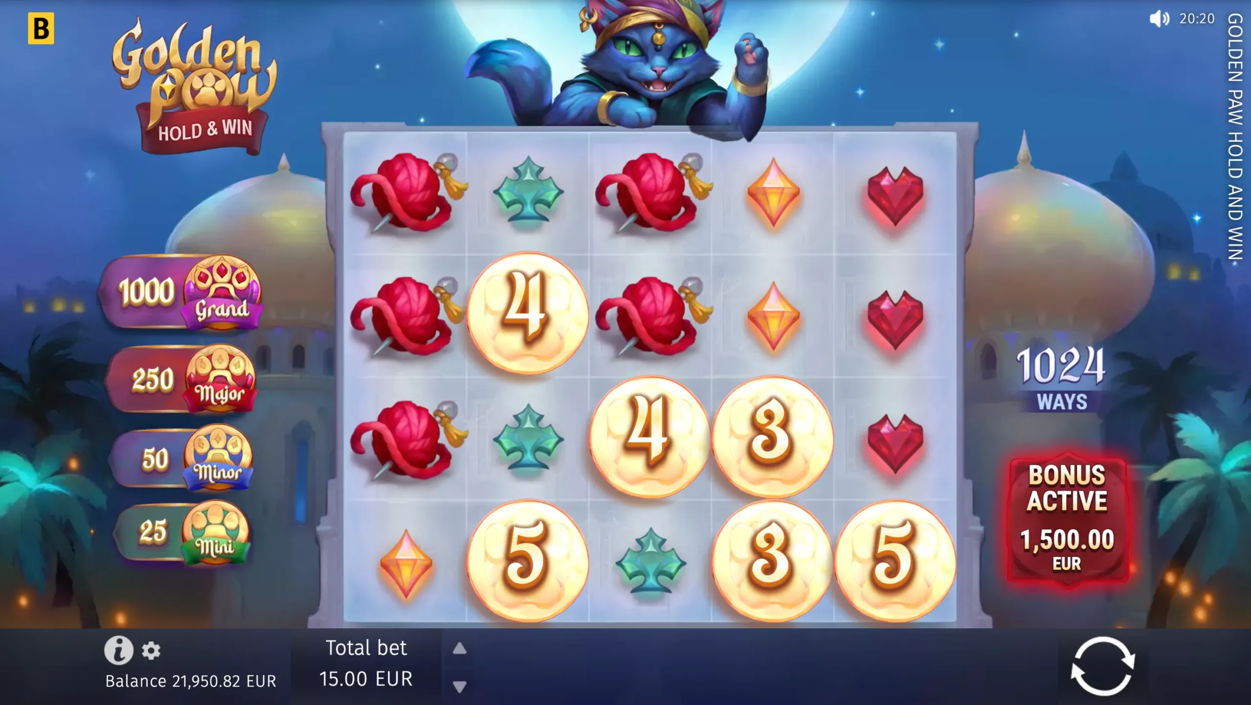 Golden Paw Hold And Win