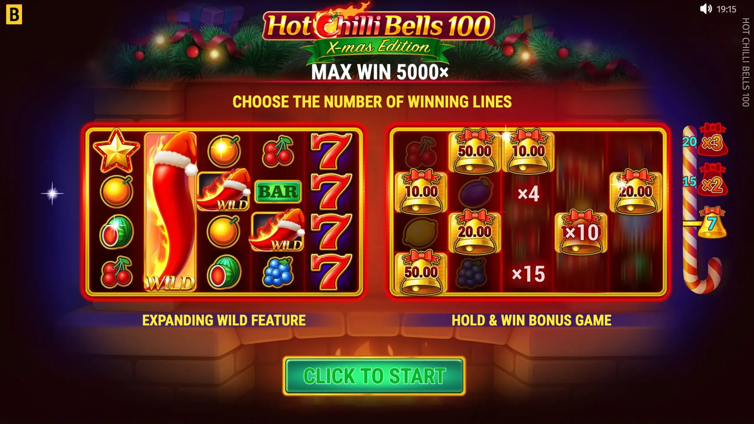 Hot Chilli 
Bells 100