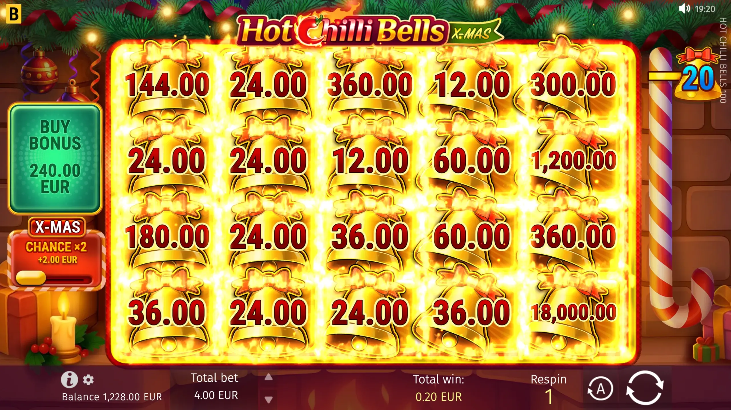 Hot Chilli 
Bells 100