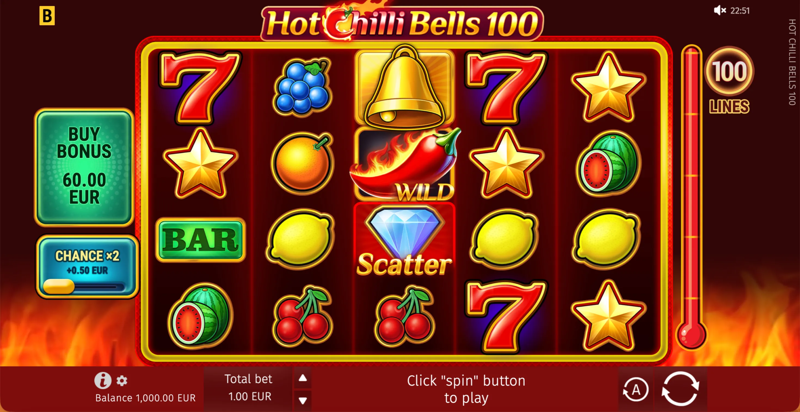 Hot Chilli 
Bells 100