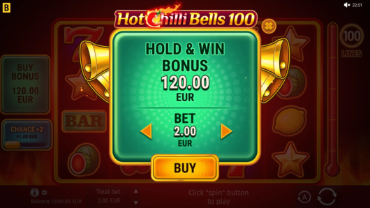 Hot Chilli 
Bells 100