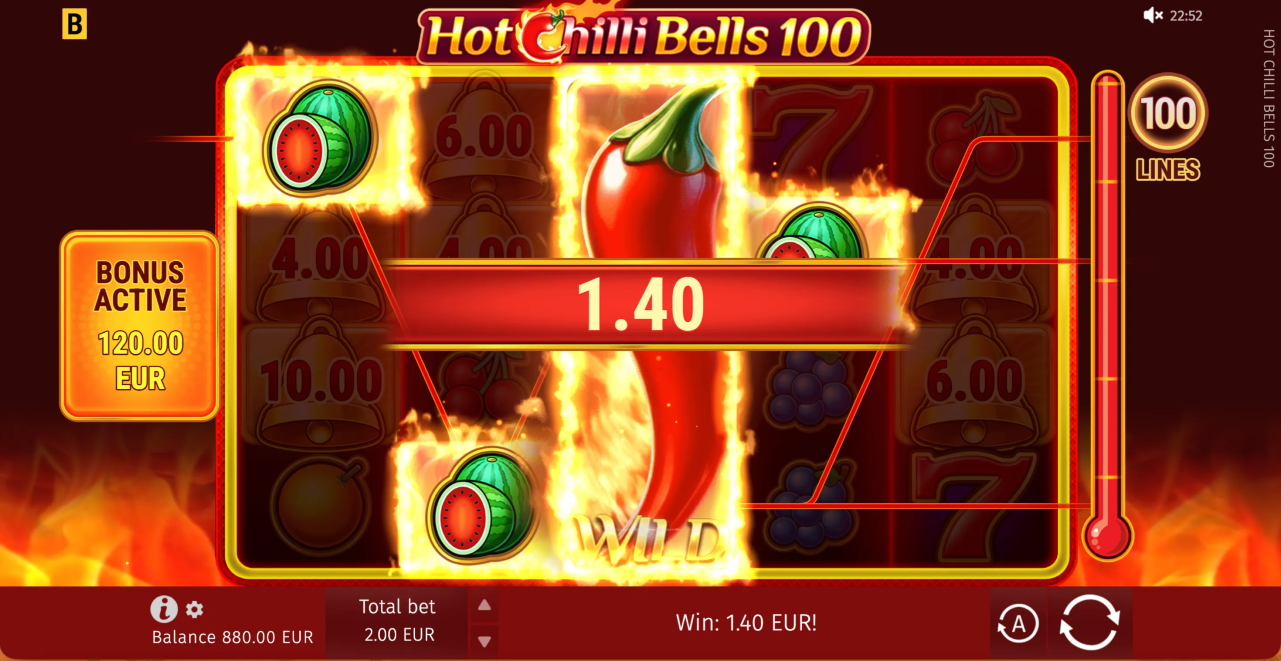Hot Chilli 
Bells 100