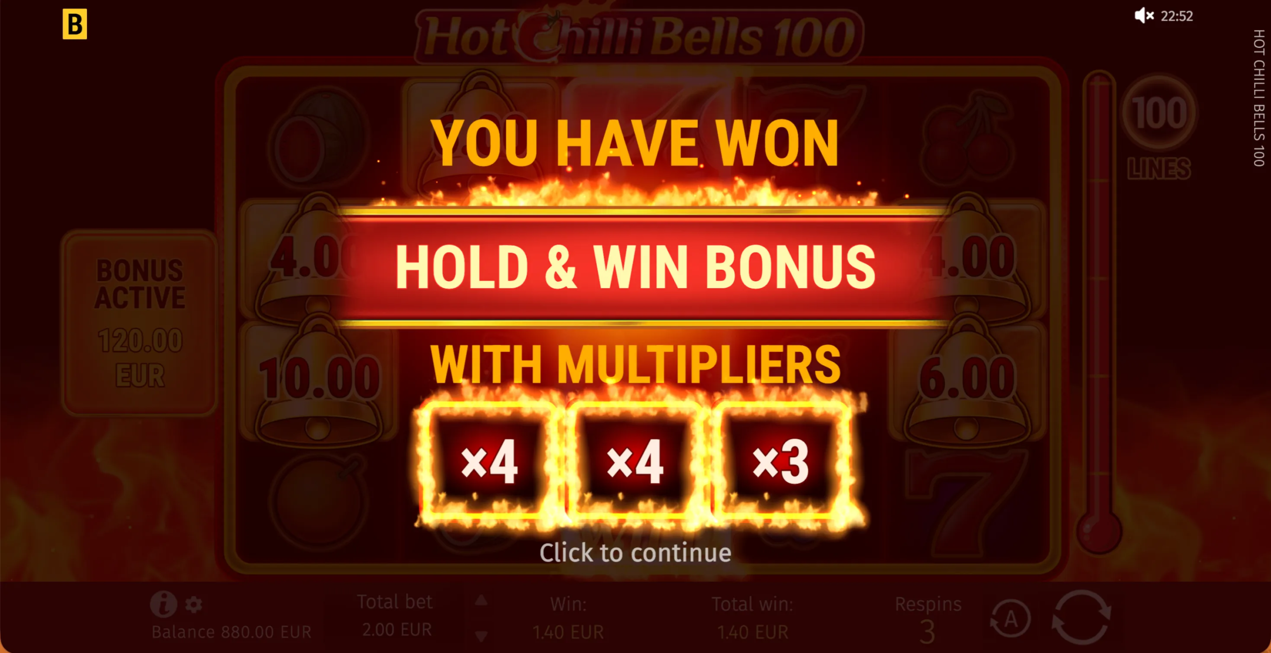 Hot Chilli 
Bells 100