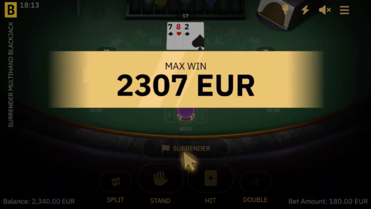 Surrender Multihand Blackjack