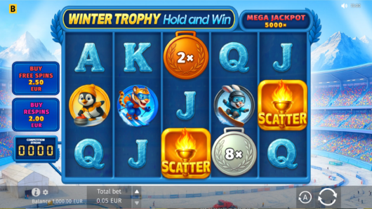 Winter Trophy Hold and Win
