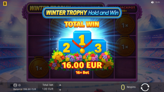 Winter Trophy Hold and Win
