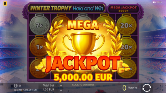 Winter Trophy Hold and Win