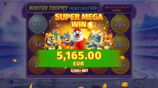 Winter Trophy Hold and Win