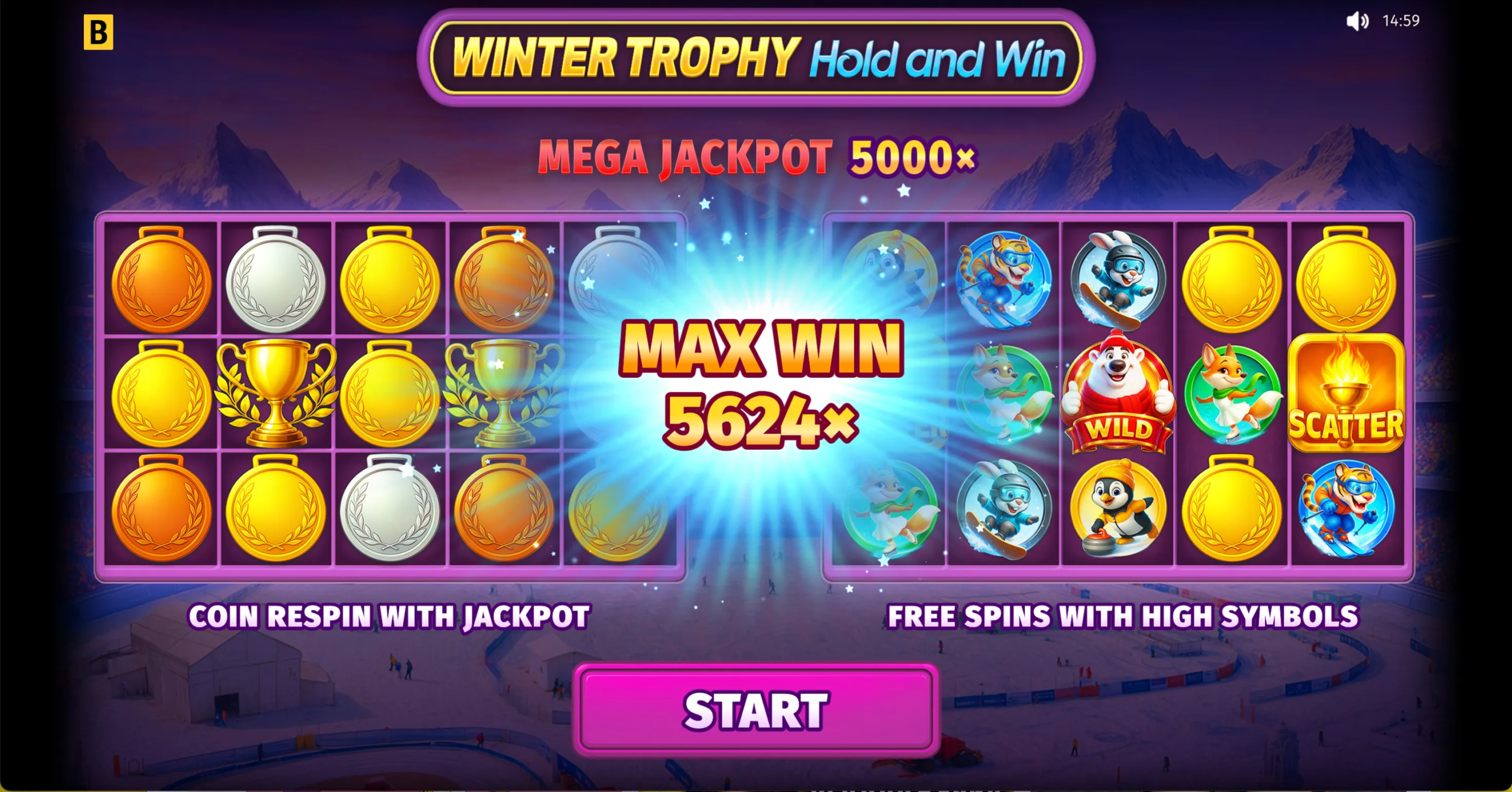 Winter Trophy Hold and Win