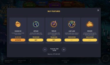 Golden Avalon Hold and Win