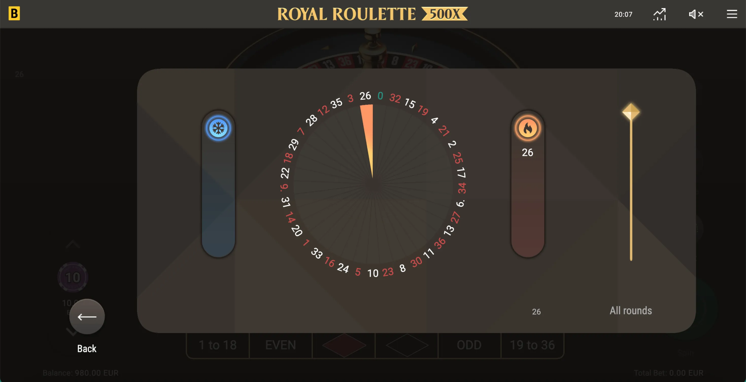 Royal Roulette 500X