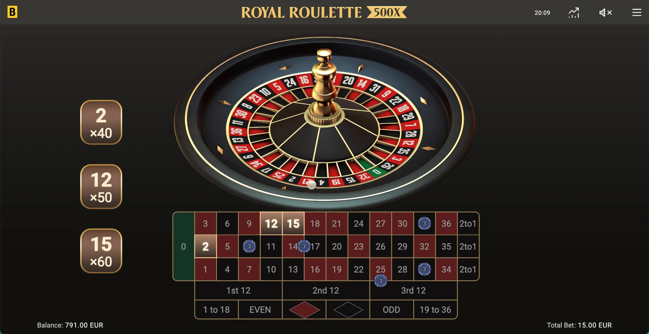 Royal Roulette 500X