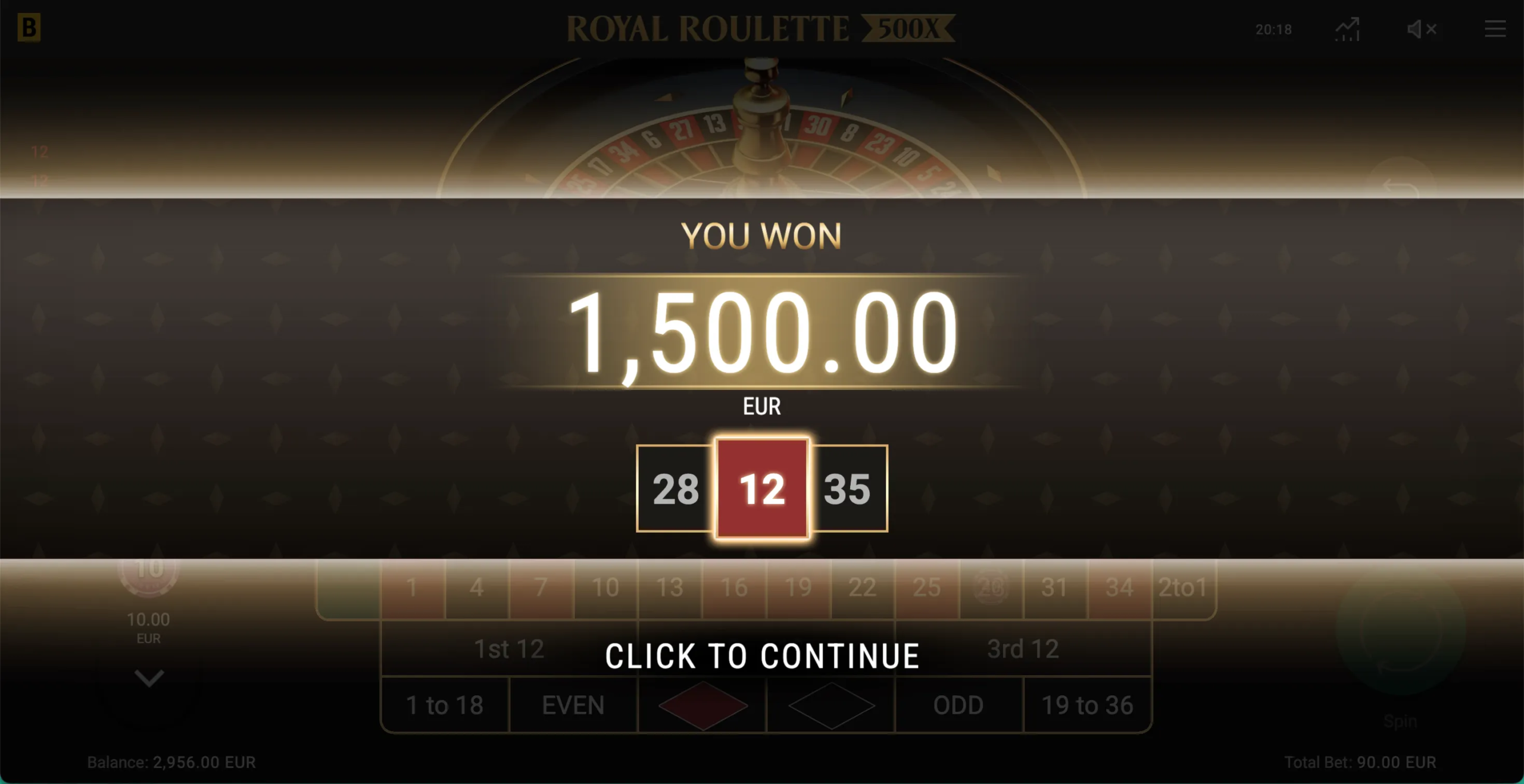 Royal Roulette 500X