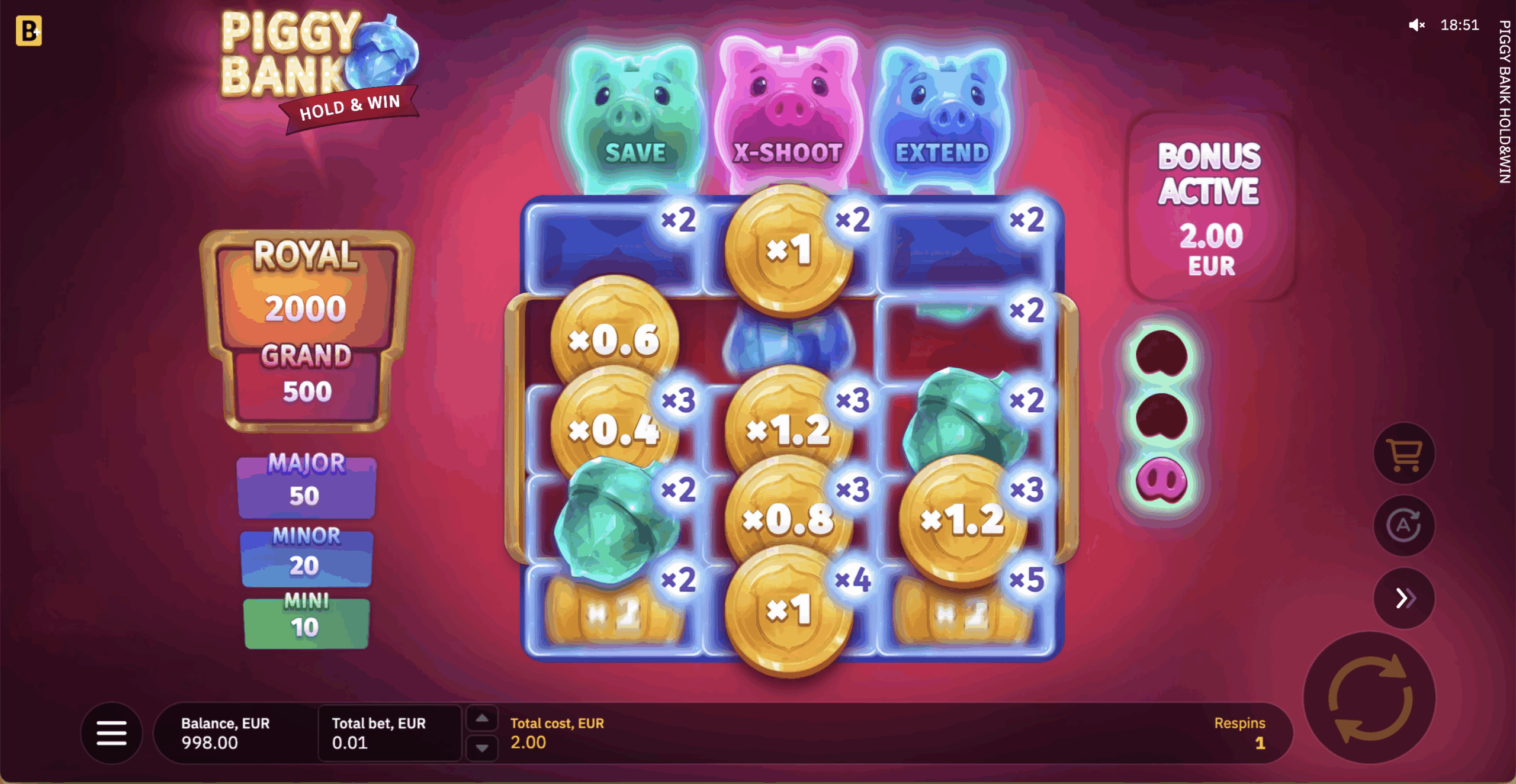 Piggy Bank Hold&Win