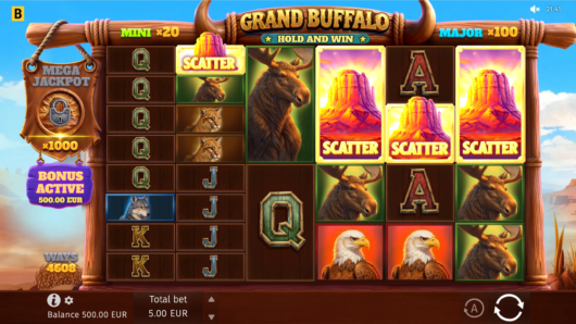 Grand Buffalo Hold and Win