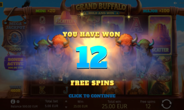 Grand Buffalo Hold and Win