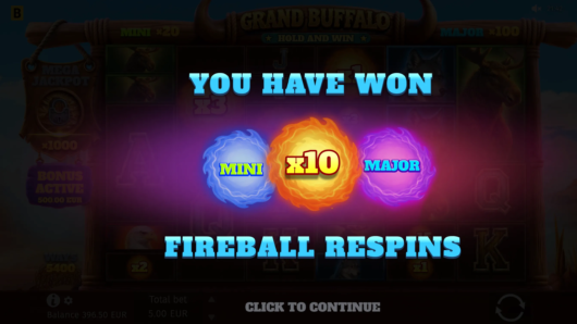 Grand Buffalo Hold and Win