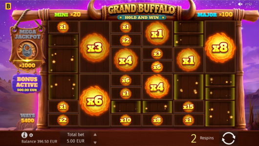 Grand Buffalo Hold and Win
