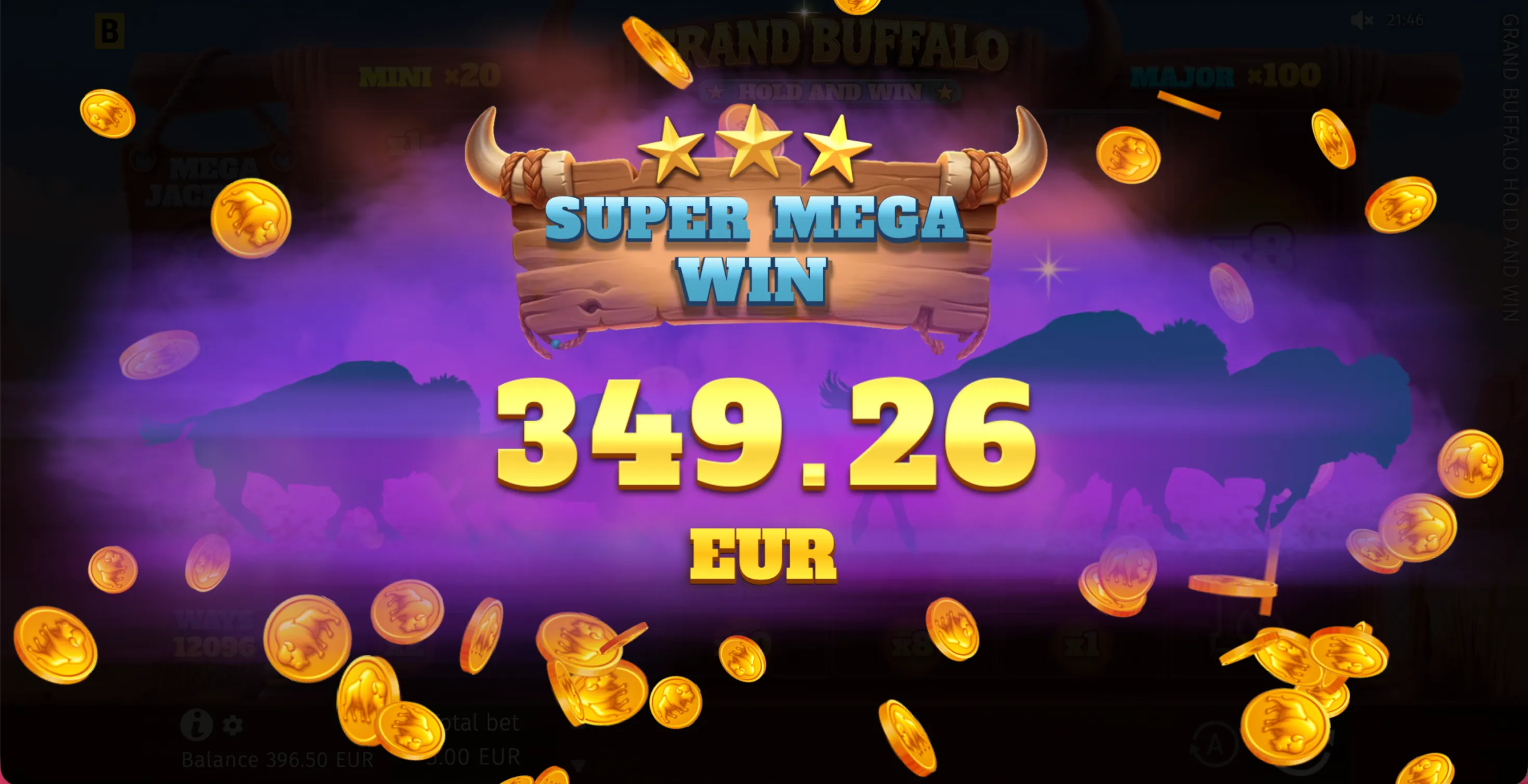 Grand Buffalo Hold and Win