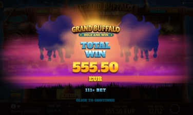 Grand Buffalo Hold and Win