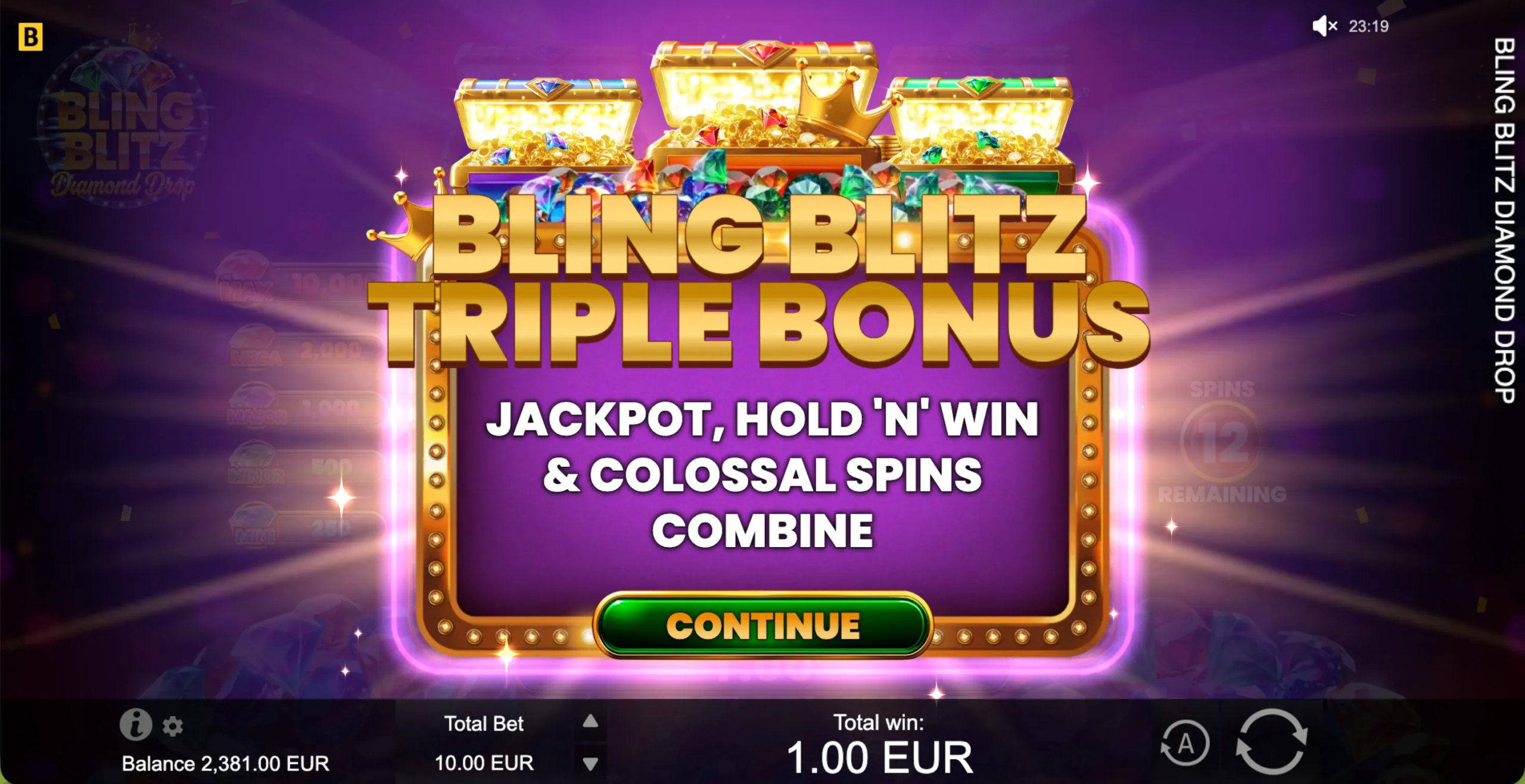 Bling Blitz Diamond Drop