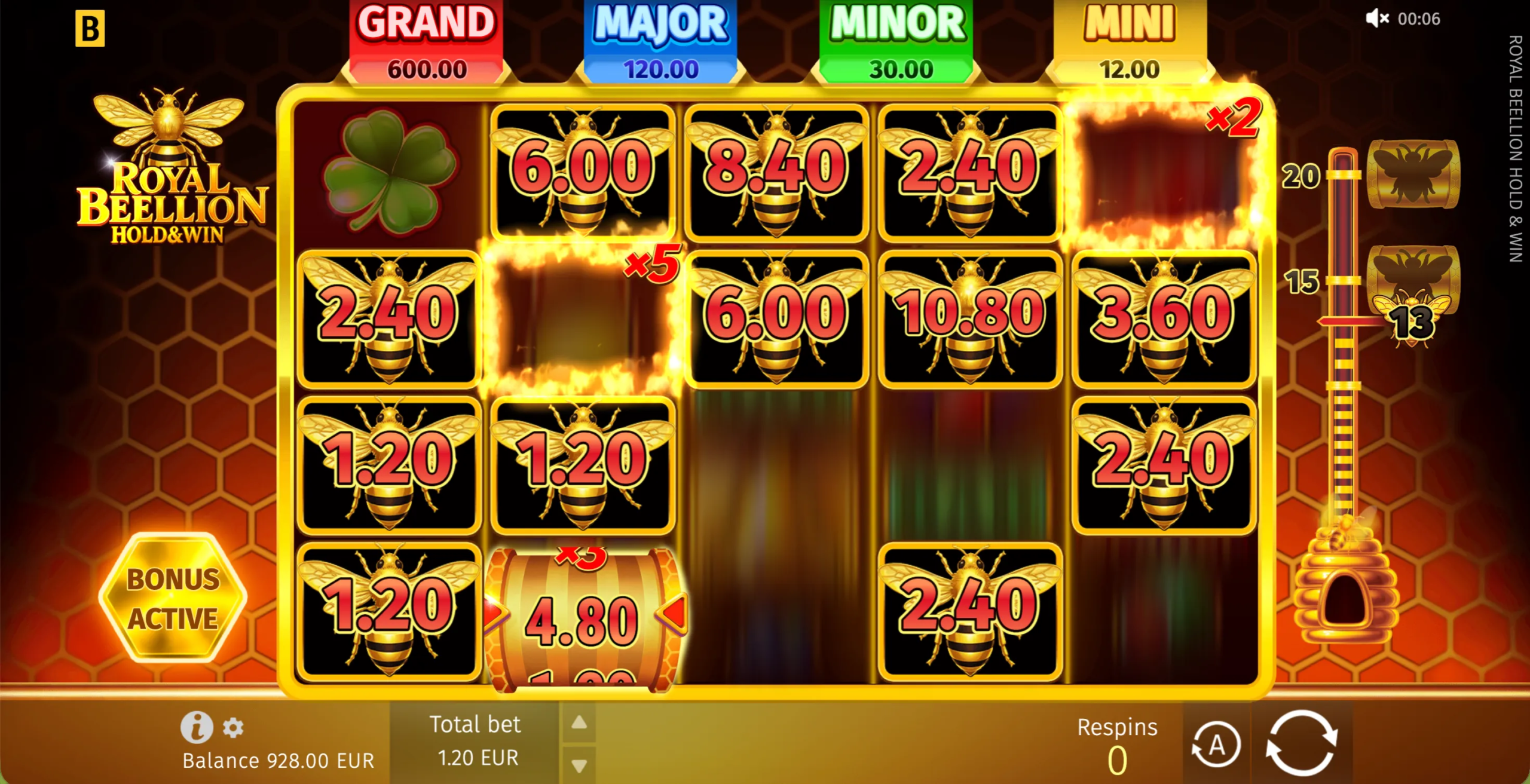 Royal Beellion Hold and Win