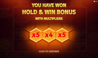 Royal Beellion Hold and Win