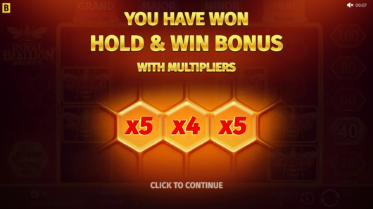 Royal Beellion Hold and Win