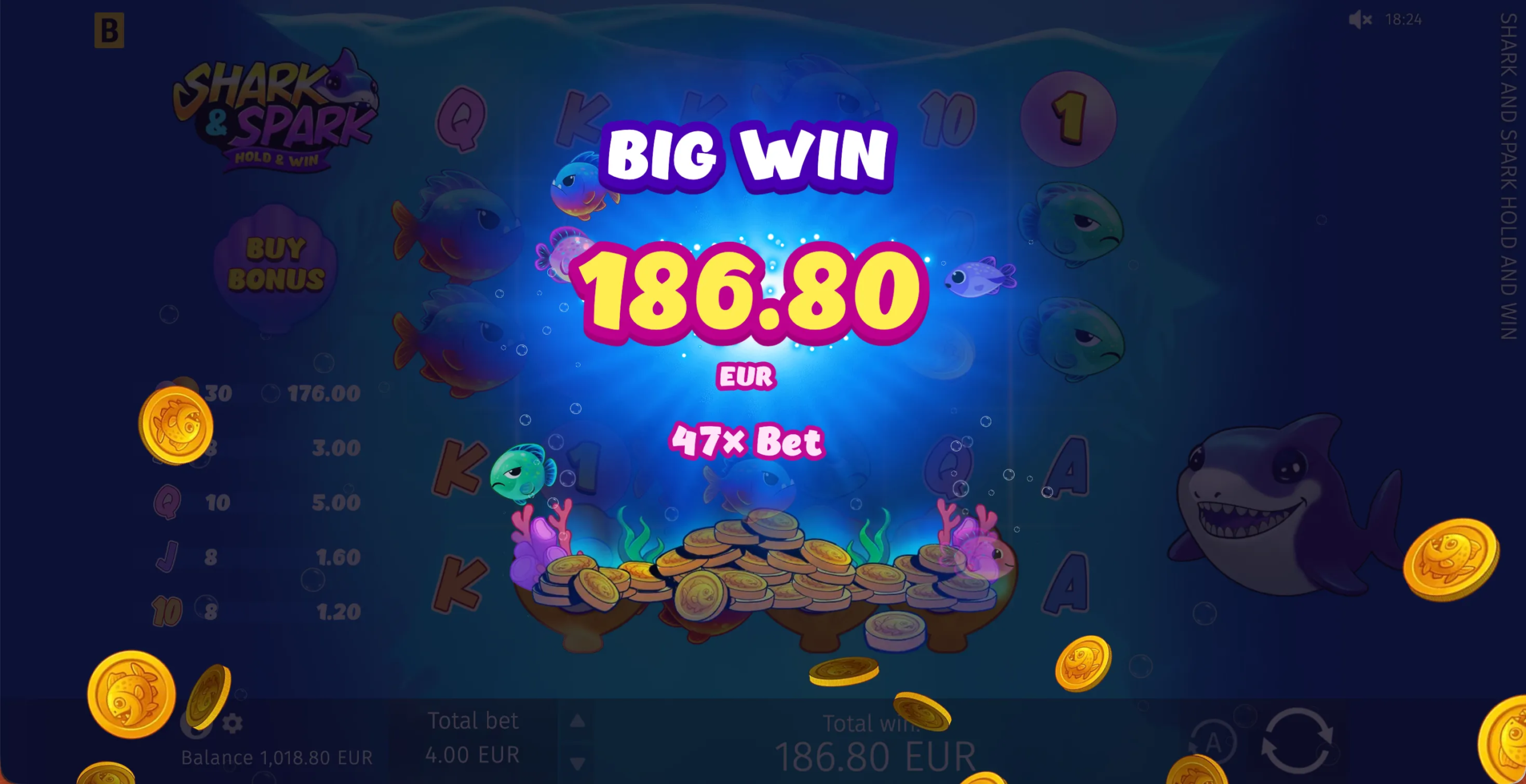Shark & Spark Hold & Win
