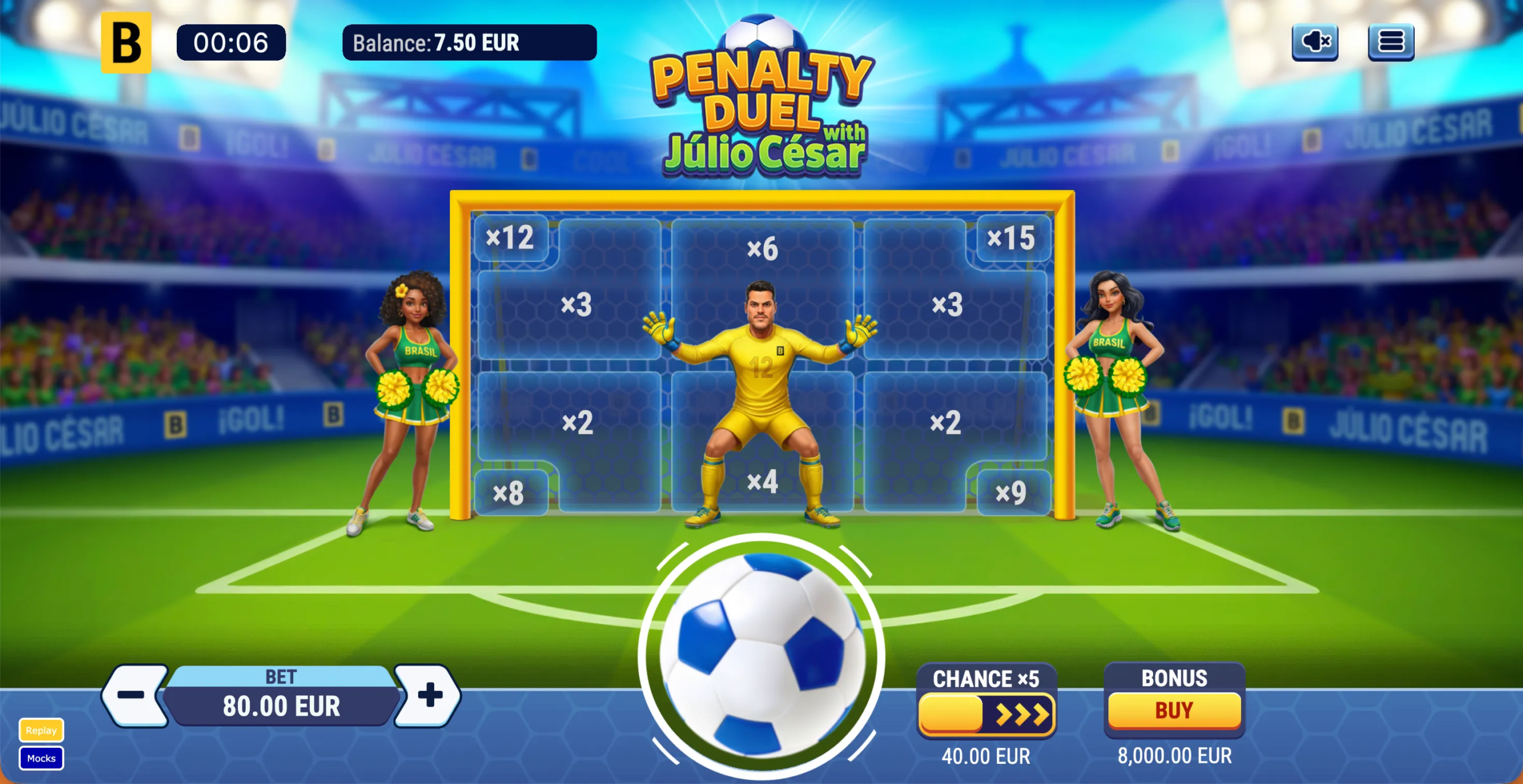 Penalty Duel with Júlio César